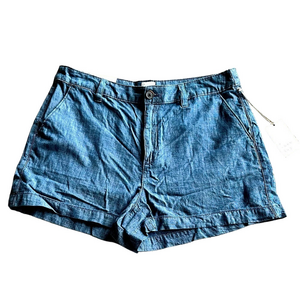 a new day Chambray 3” chino shorts NWT size 10